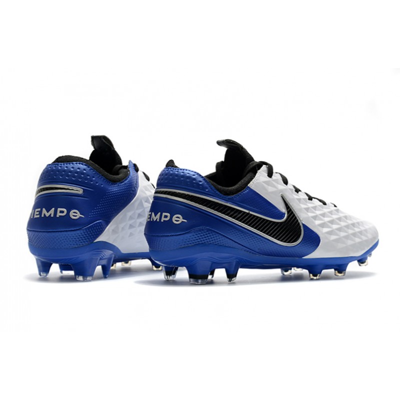 Nike Tiempo Legend VIII Elite FG Bílý Modrý Černá